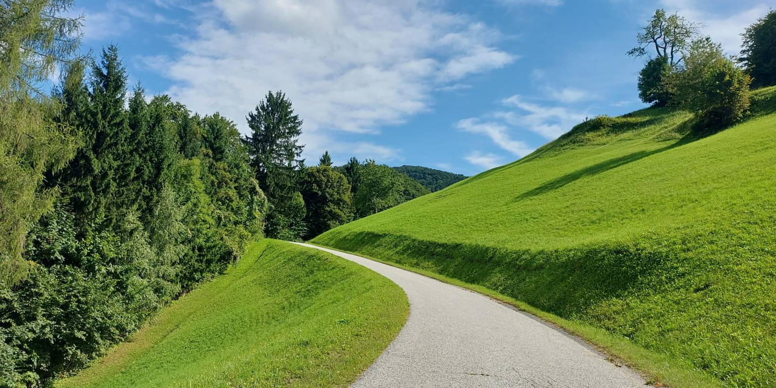 Локальная дорога в Словении