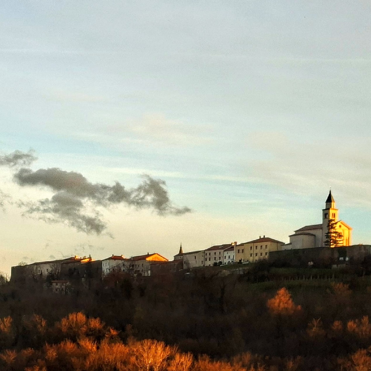 На границе Словении и Италии