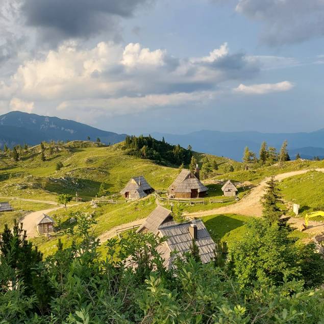Традиционные домики пастухов на Великой планине
